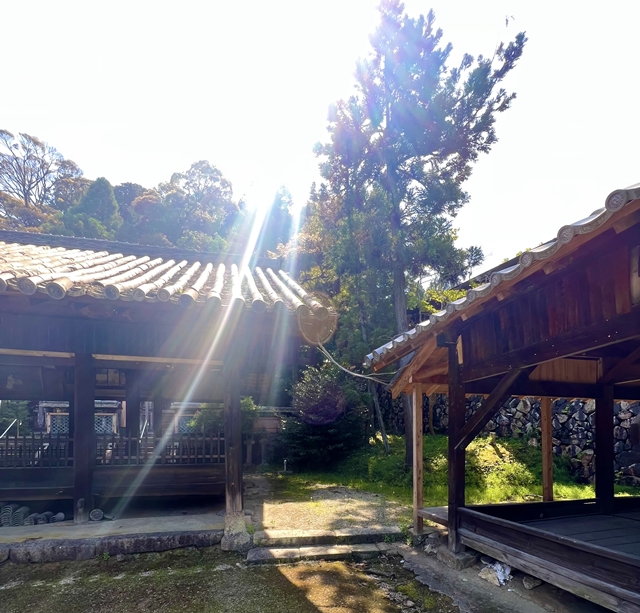 岡田国神社旧拝殿