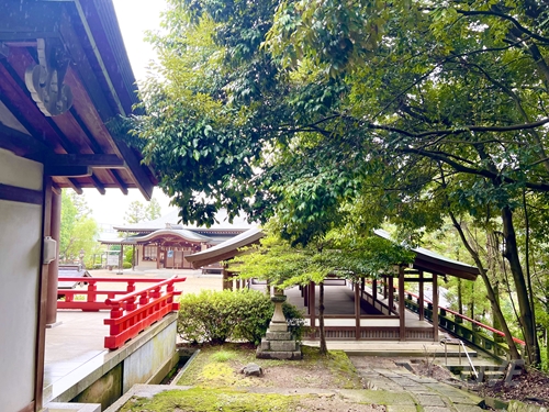 岡田国神社参拝